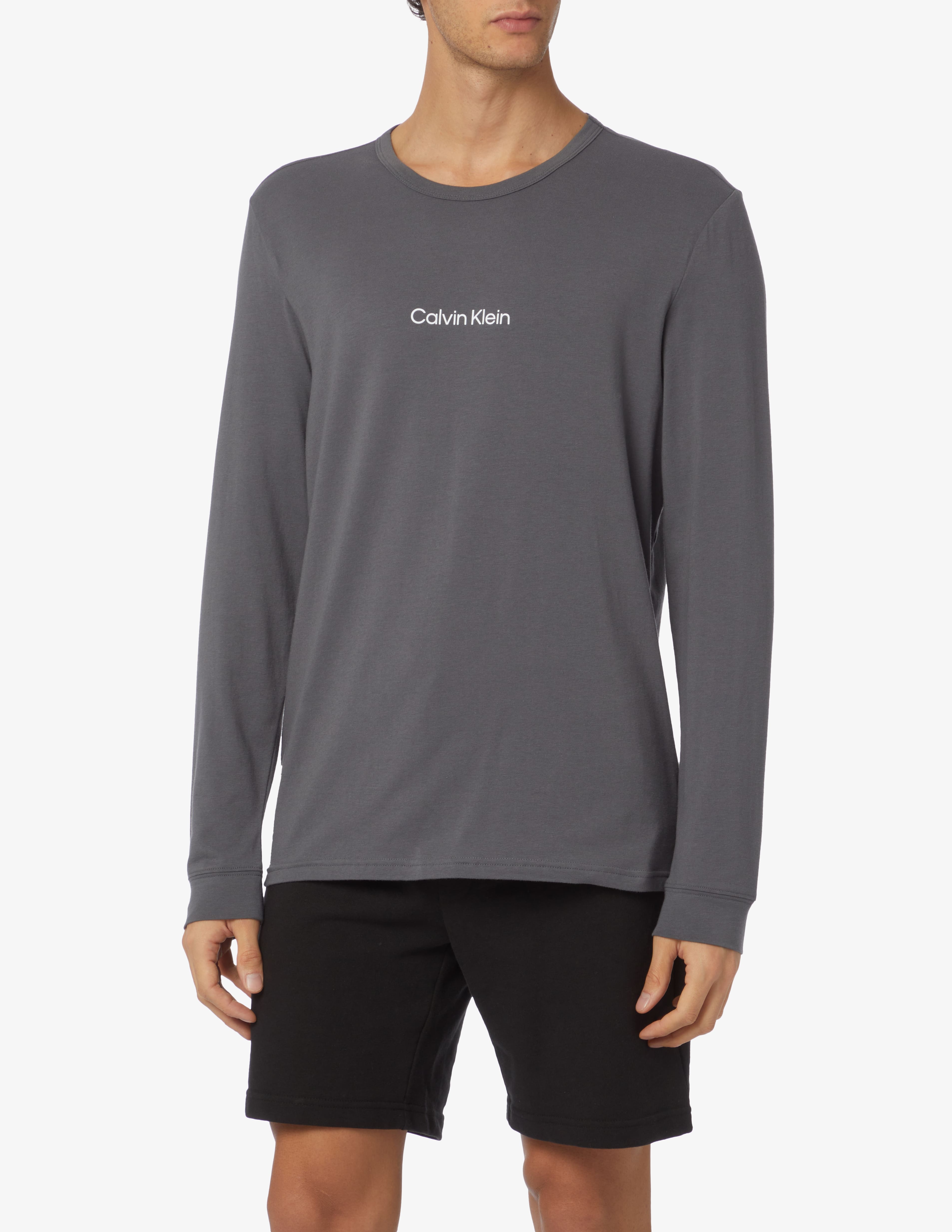 Maglia Calvin Klein Jeans girocollo con logo a contrasto donna