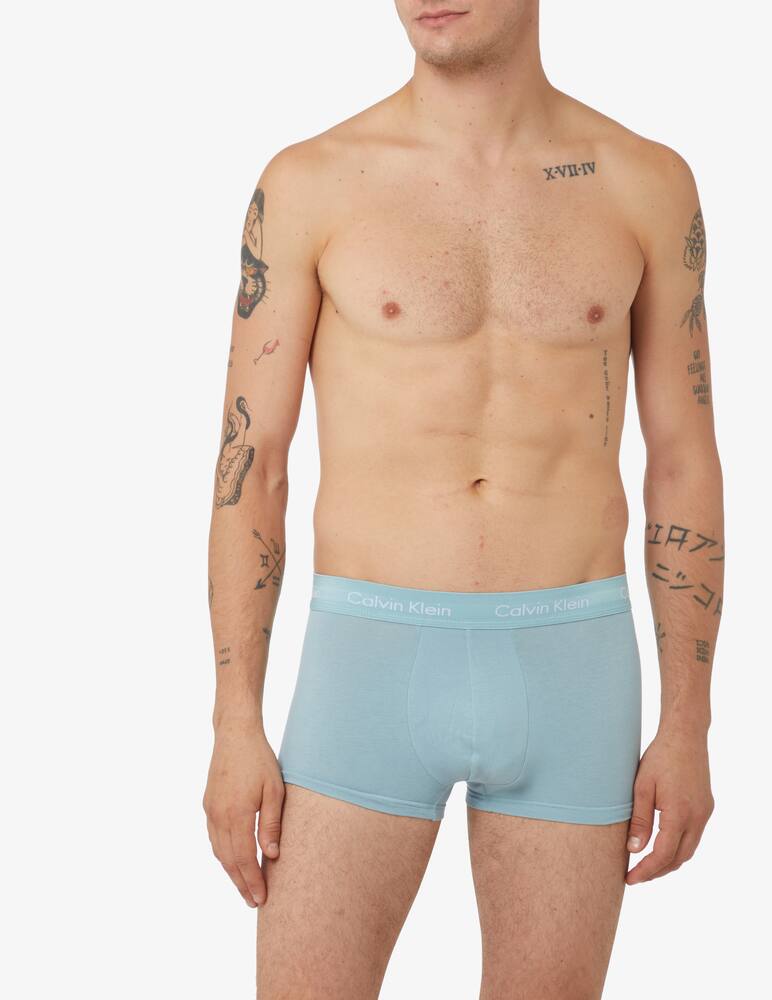 rinascente Calvin Klein 3p trunk low rise cotton stretch - Multicolor