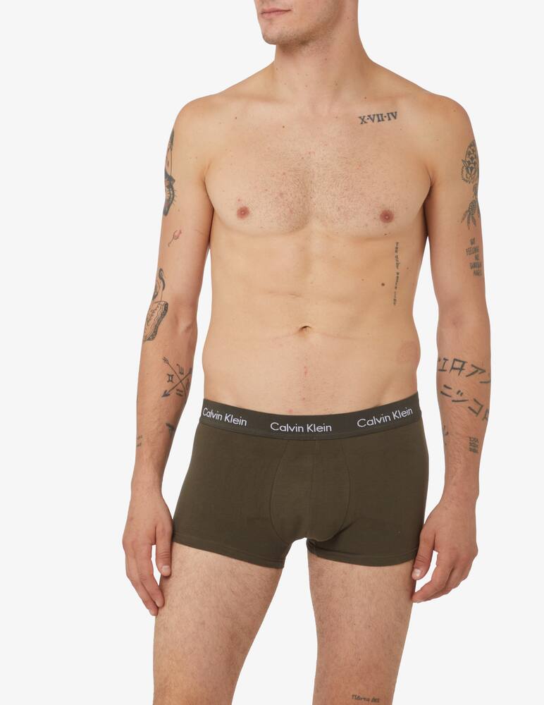 rinascente Calvin Klein 3p trunk low rise cotton stretch - Multicolor