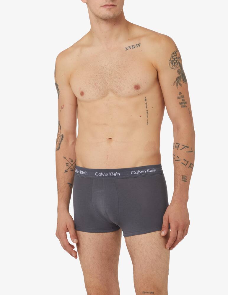rinascente Calvin Klein 3p trunk low rise cotton stretch - Multicolor