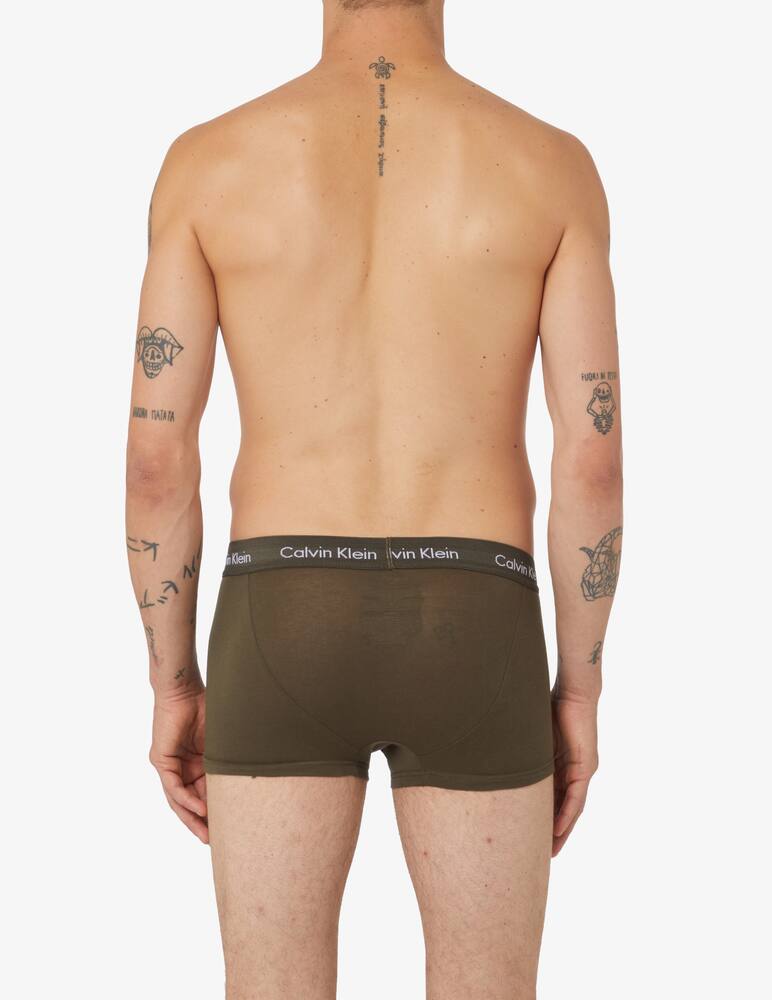rinascente Calvin Klein 3p trunk low rise cotton stretch - Multicolor