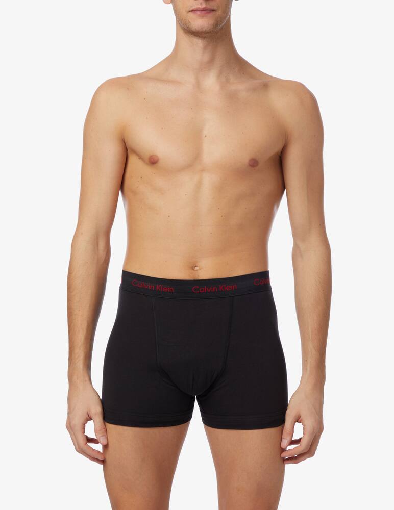 rinascente Calvin Klein 3p trunk cotton stretch holiday - Black