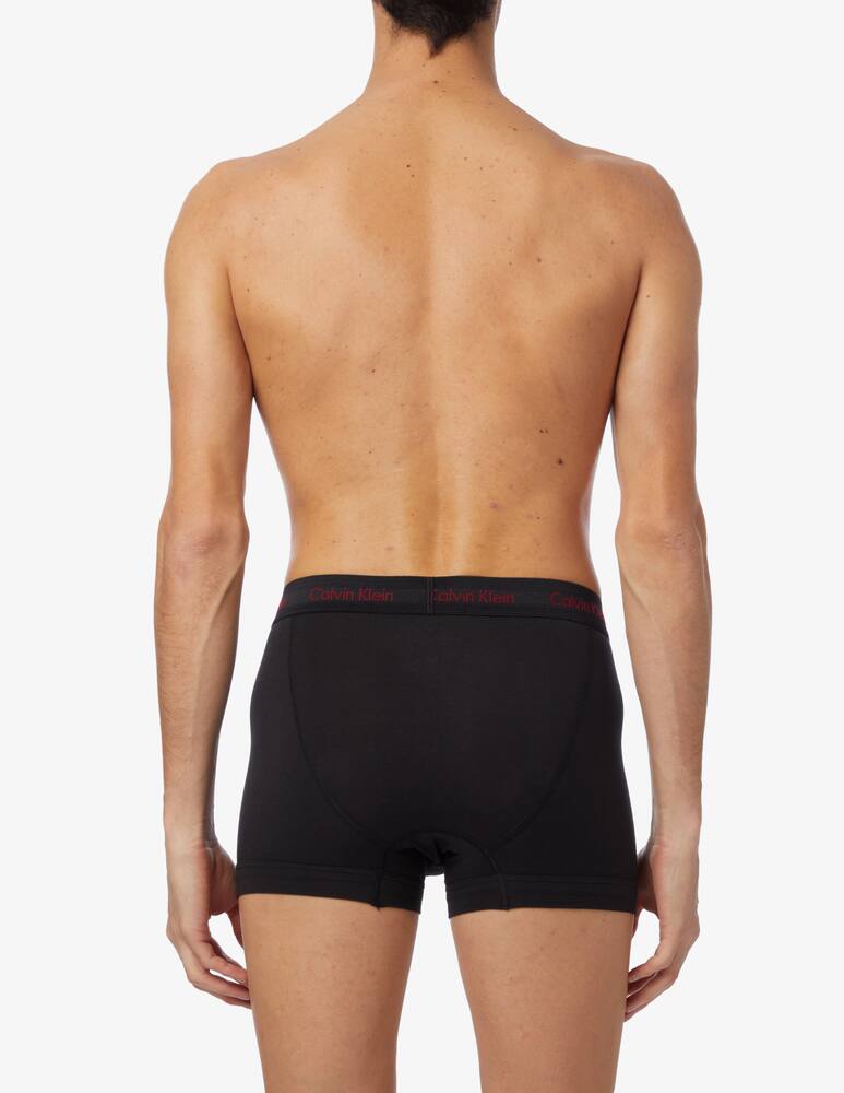 rinascente Calvin Klein 3p trunk cotton stretch holiday - Black