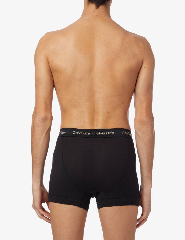 rinascente Calvin Klein 3p trunk cotton stretch holiday - Black