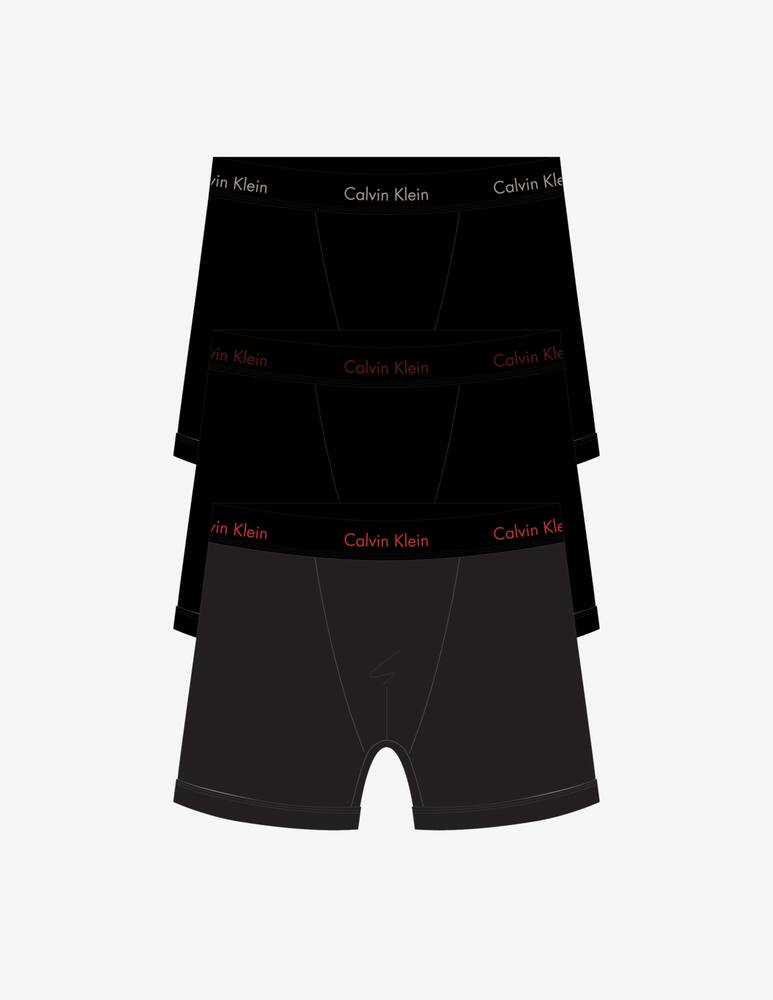 rinascente Calvin Klein 3p trunk cotton stretch holiday - Black