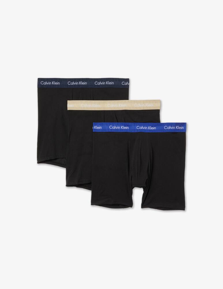 Calvin Klein Boxer in cotone stretch 3pezzi - Nero - immagine 1 Calvin Klein Boxer in cotone stretch 3pezzi - Nero - immagine 1