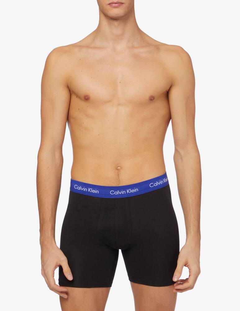 Calvin Klein Boxer in cotone stretch 3pezzi - Nero - immagine 2 Calvin Klein Boxer in cotone stretch 3pezzi - Nero - immagine 2