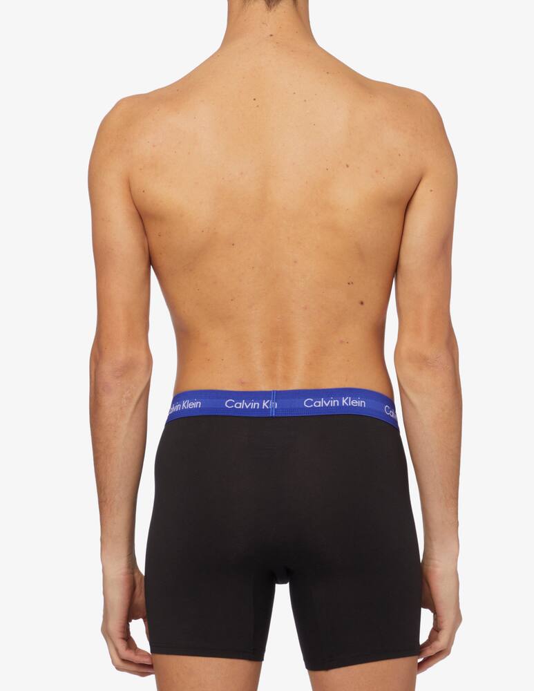 rinascente Calvin Klein 3p trunk cotton stretch - Black