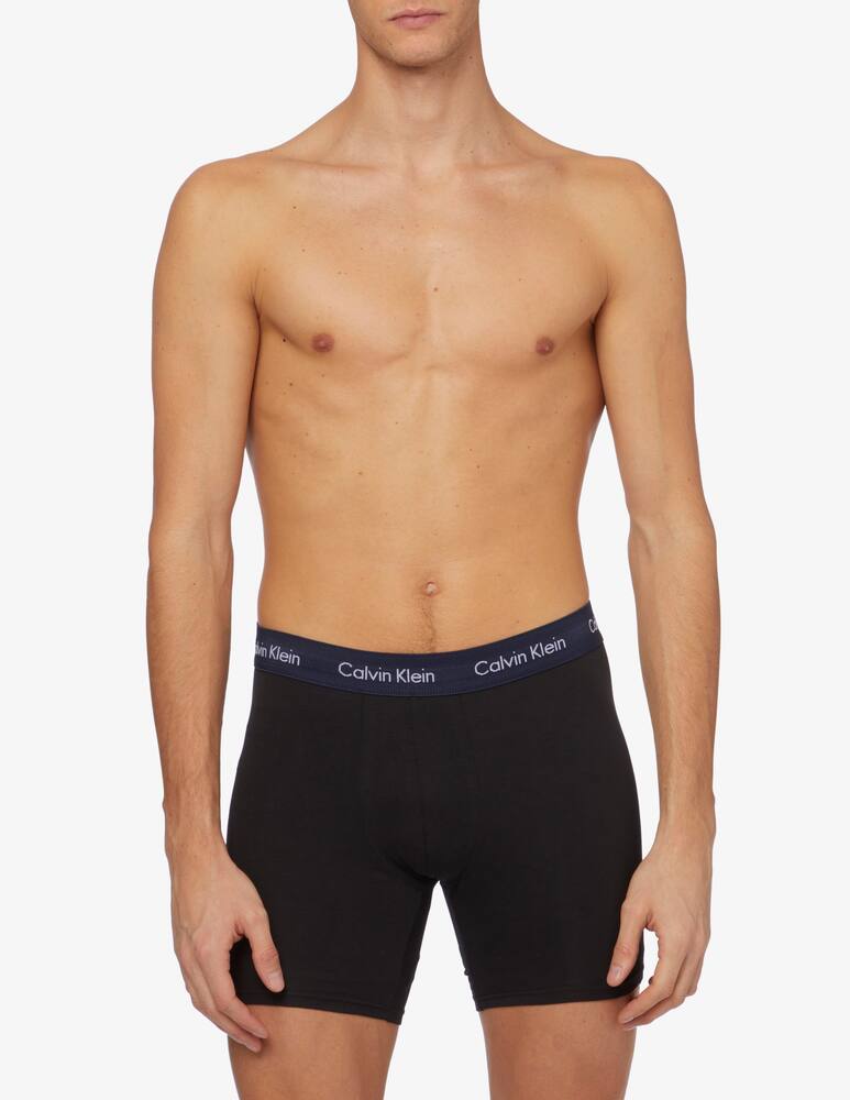 rinascente Calvin Klein 3p trunk cotton stretch - Black