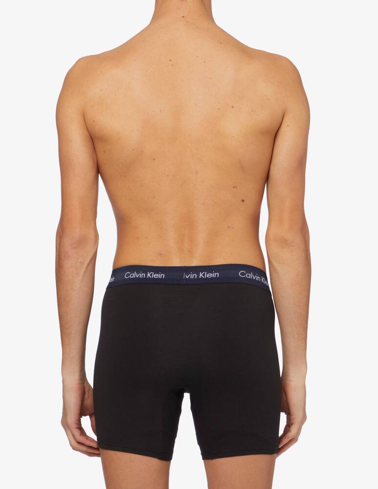 rinascente Calvin Klein 3p trunk cotton stretch - Black