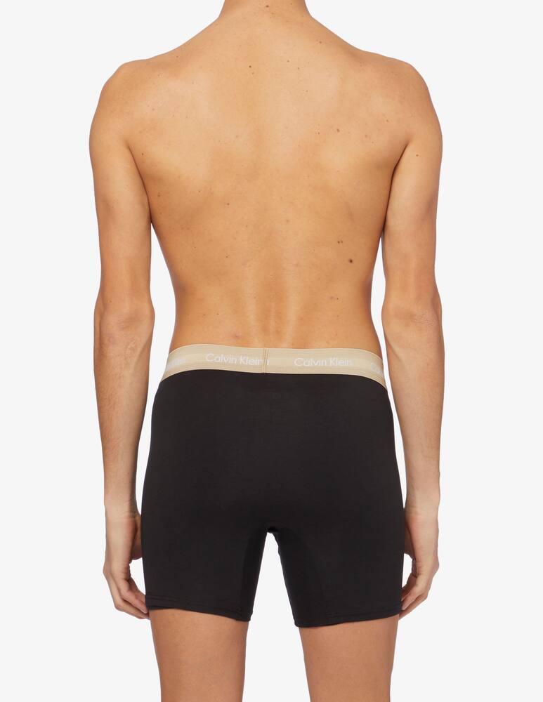 rinascente Calvin Klein 3p trunk cotton stretch - Black