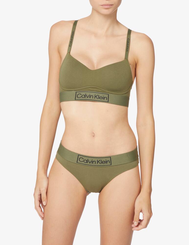 rinascente Calvin Klein Light lined bralette - Olive