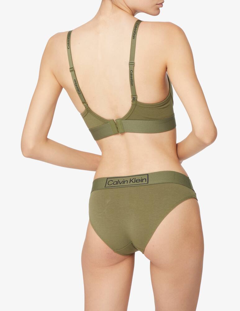 rinascente Calvin Klein Light lined bralette - Olive