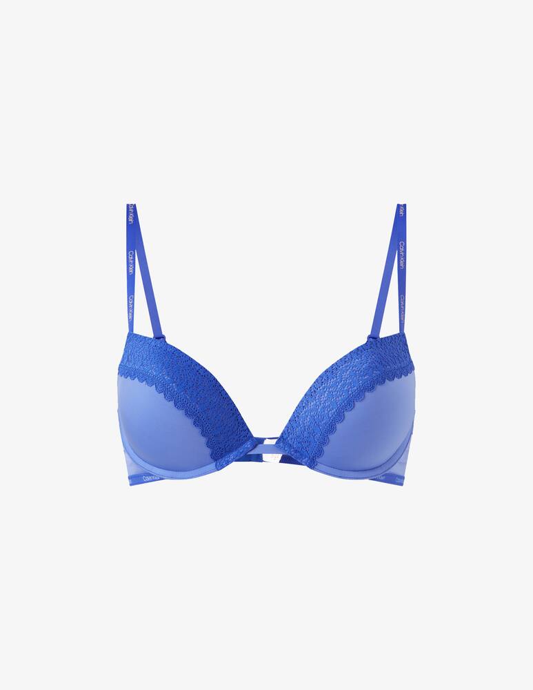 rinascente Calvin Klein Push up plunge bra - Blue