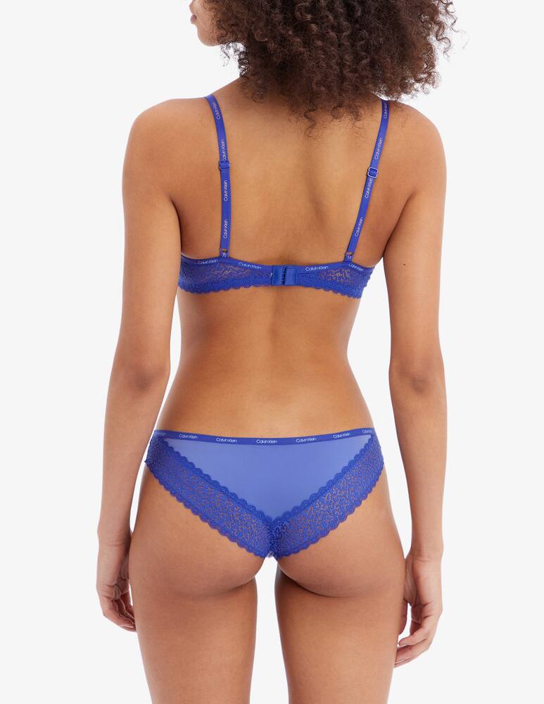 rinascente Calvin Klein Push up plunge bra - Blue