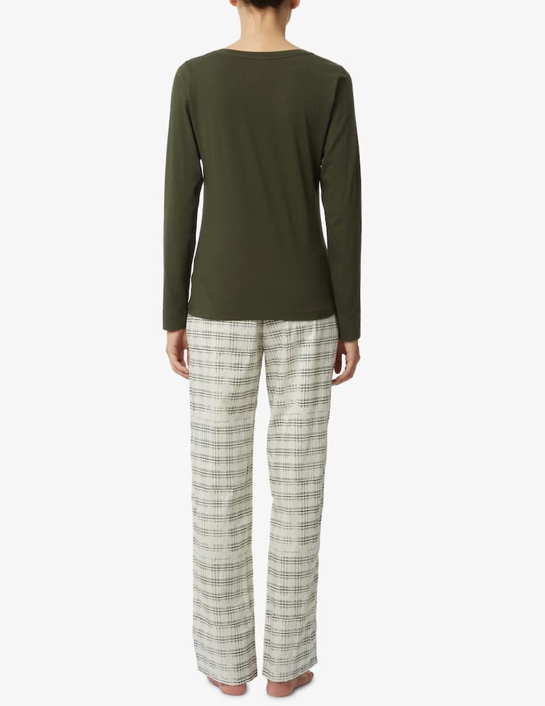 rinascente Calvin Klein Set pegiama a manica lunga - Oliva