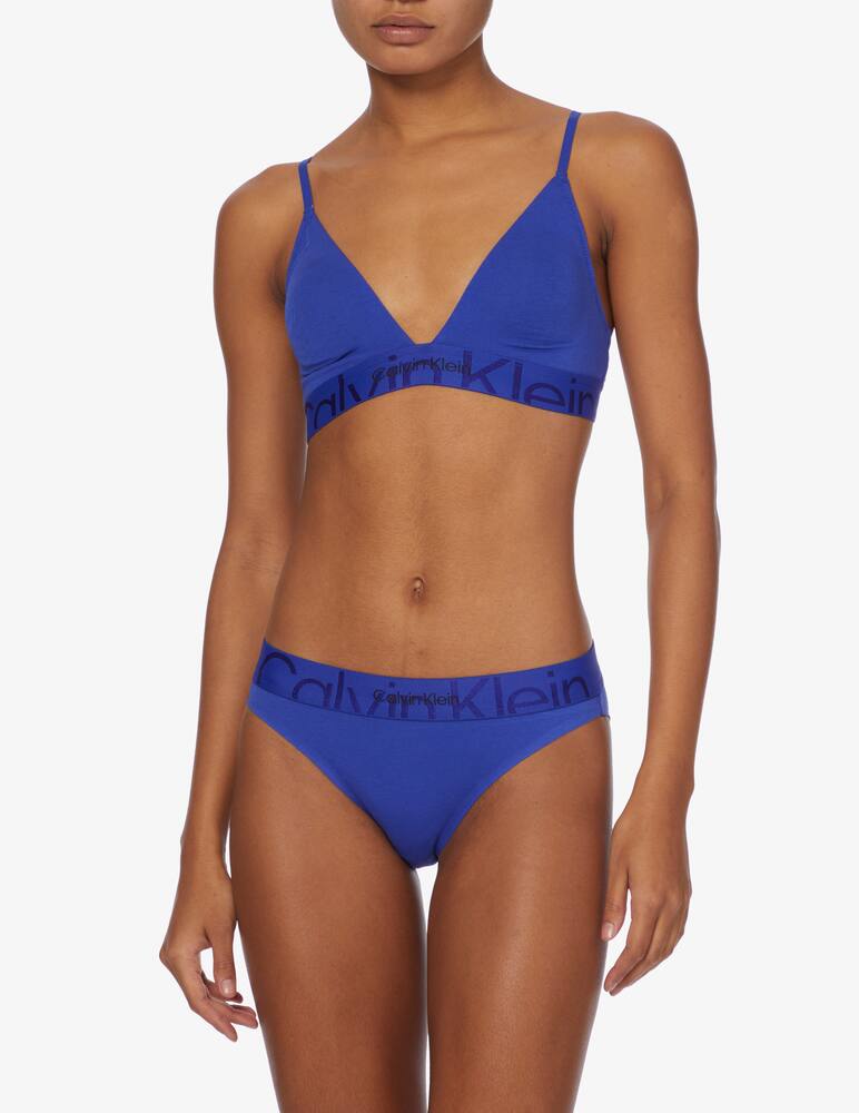 rinascente Calvin Klein Light lined triangle bra - Blue