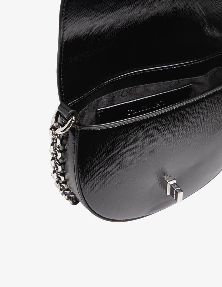 rinascente Calvin Klein Re-Lock Saddle bag Mini Saffiano - Black