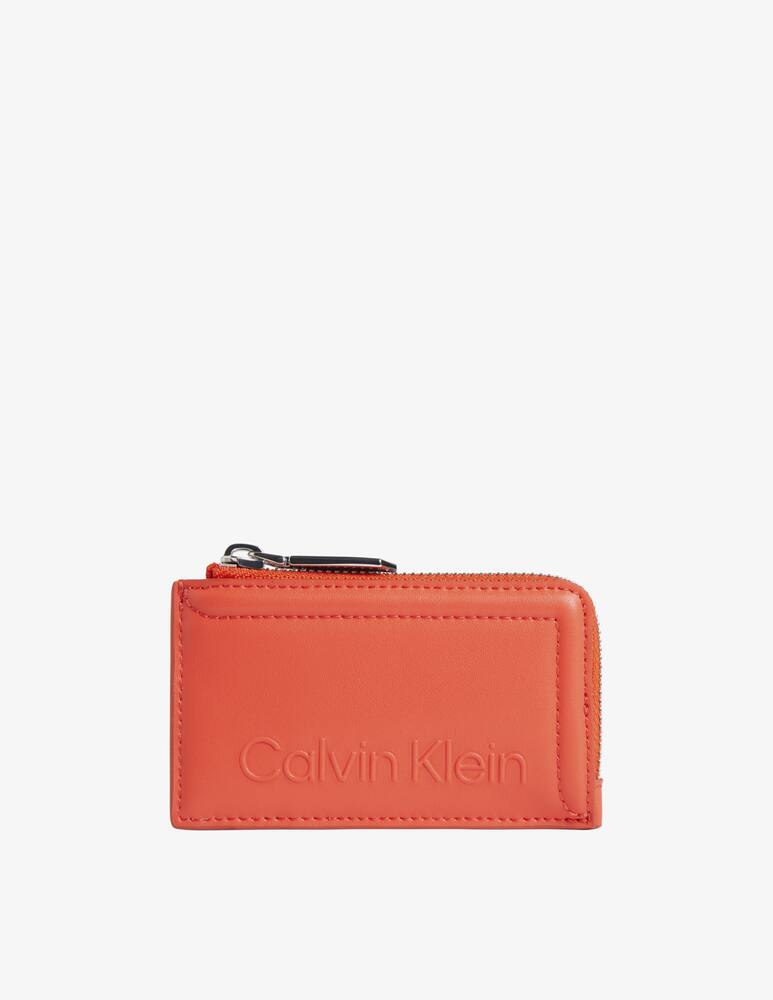 rinascente Calvin Klein Minimal Hardware cardholder - Orange