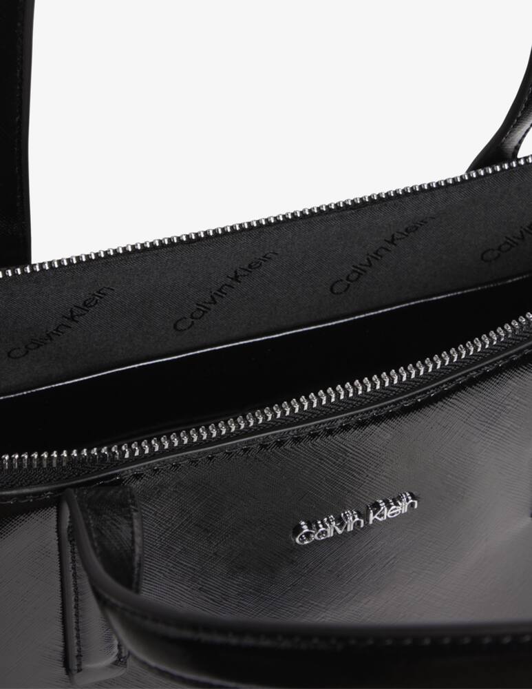 rinascente Calvin Klein Ck Must Shopper Md Saffiano - Black