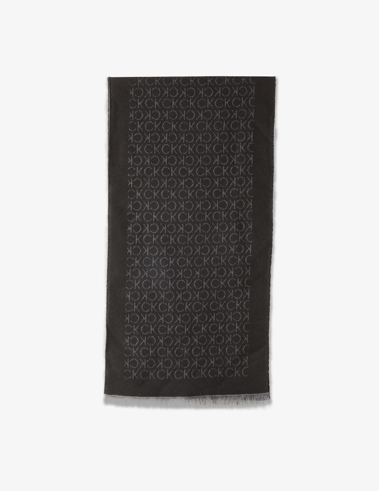 Calvin Klein Wool blend scarf - Black - picture 1 Calvin Klein Wool blend scarf - Black - picture 1