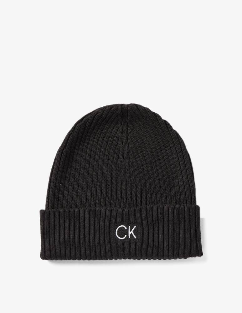 rinascente Calvin Klein Cotton rib beanie - Black