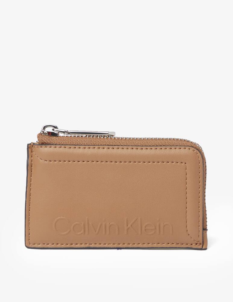 rinascente Calvin Klein Minimal Hardware cardholder - Brown