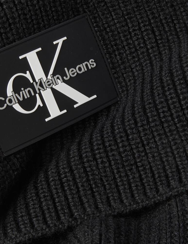 rinascente Calvin Klein Mono patch scarf - Black