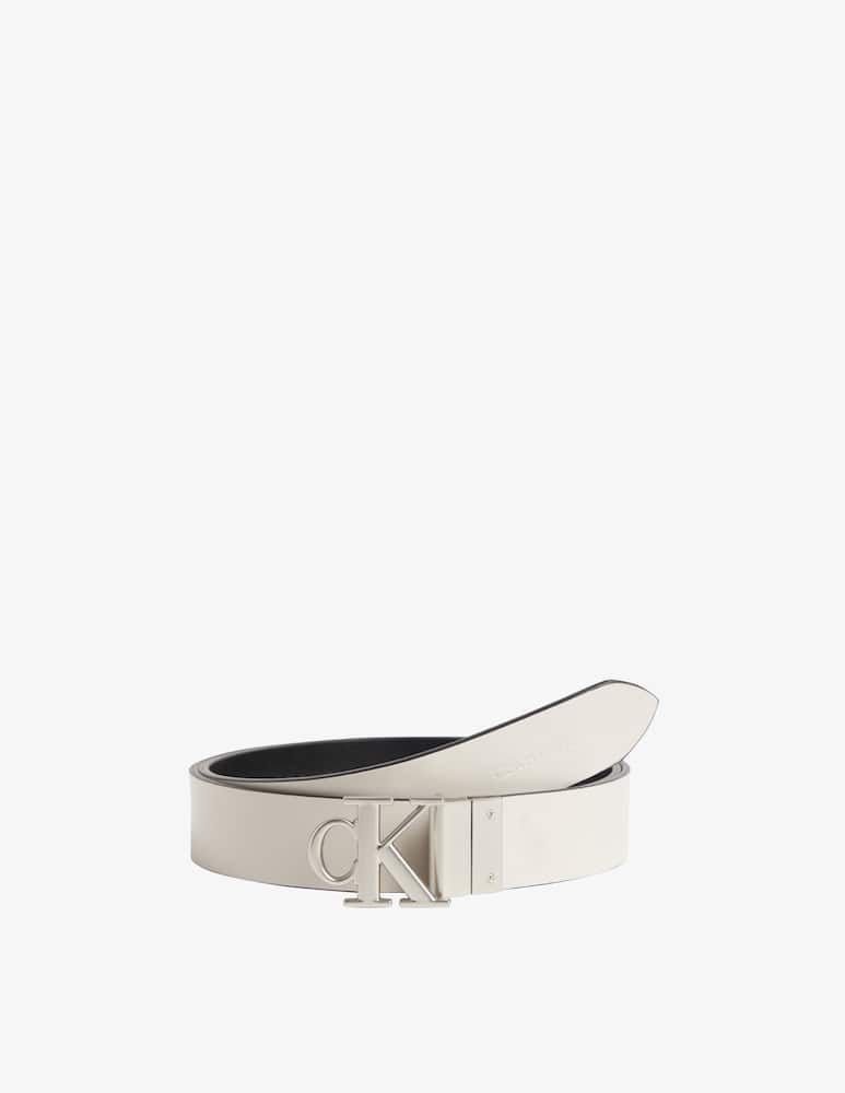 Calvin Klein Jeans Round mono belt - White - picture 2 Calvin Klein Jeans Round mono belt - White - picture 2
