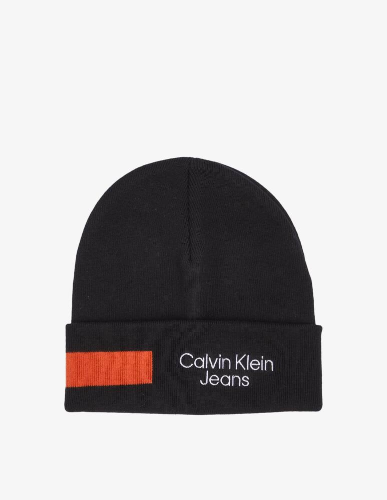 rinascente Calvin Klein Cappelli beanie taped - Nero