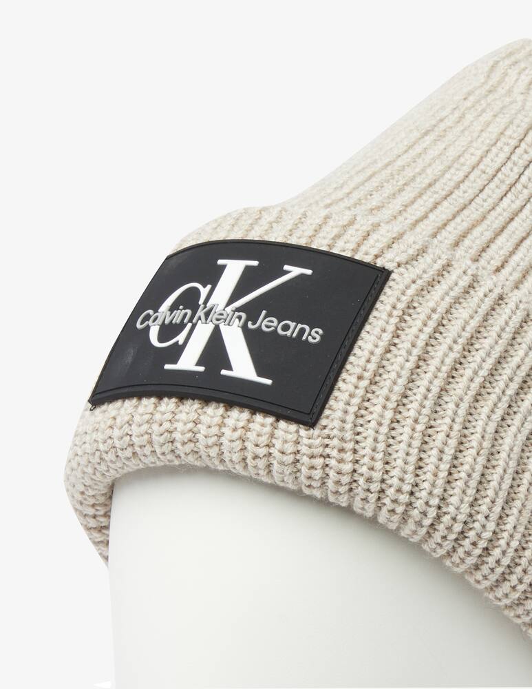 rinascente Calvin Klein Cappello beanie mono patch - Beige