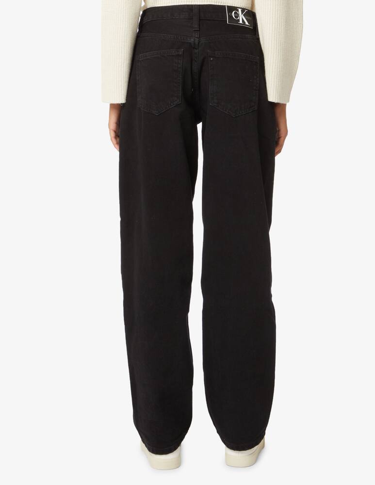 rinascente Calvin Klein Jeans 90s Over low rise straight leg jeans - Black