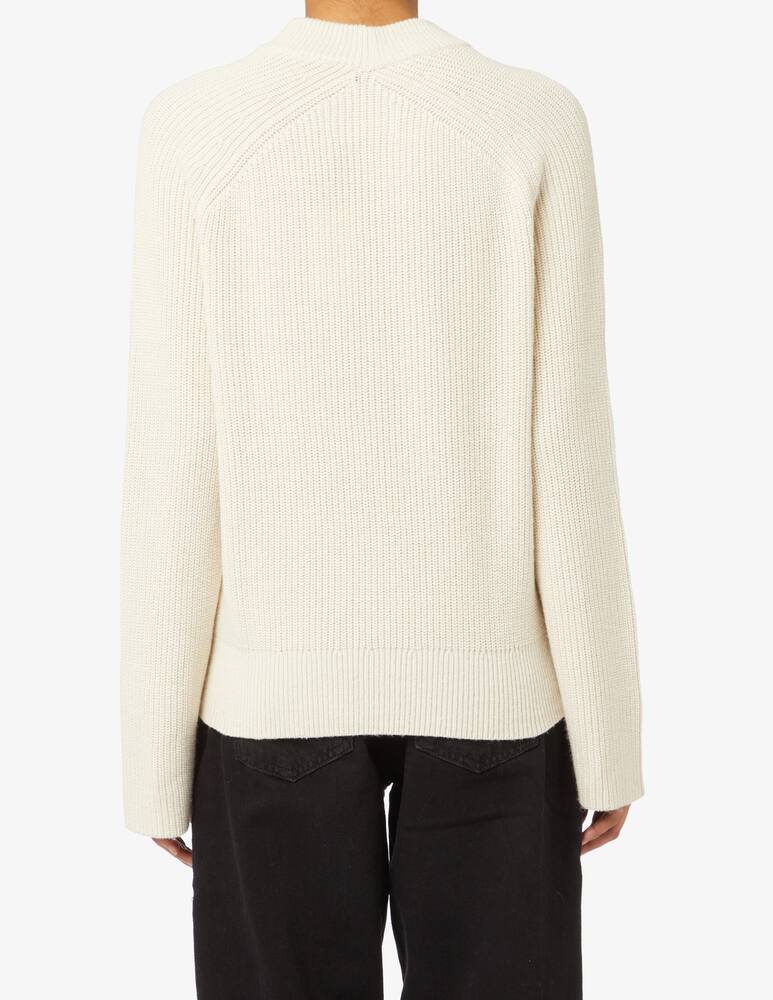 rinascente Calvin Klein Jeans Crewneck jumper with big logo - White