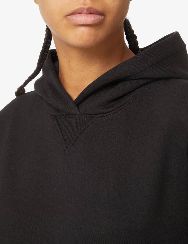 rinascente Calvin Klein Jeans Felpa crop con cappuccio logo braccio - Nero