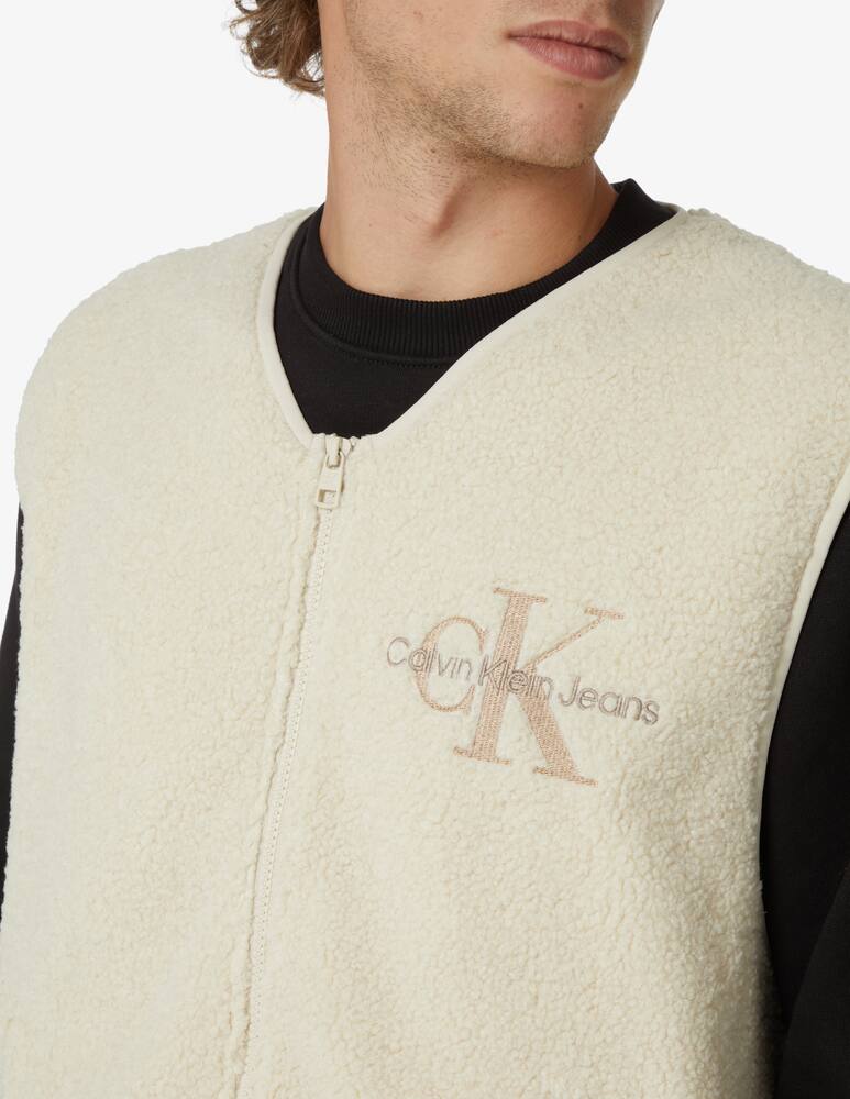 rinascente Calvin Klein Jeans Sherpa genderless vest - Beige
