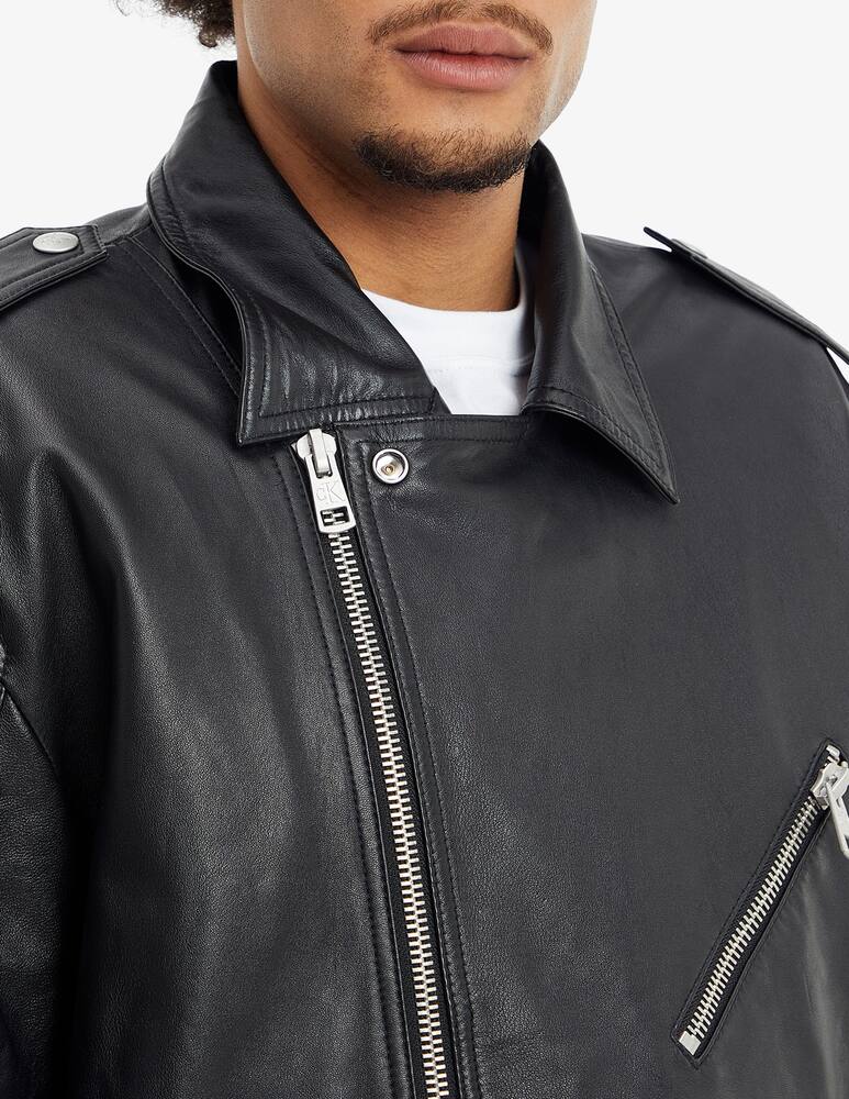 rinascente Calvin Klein Jeans Chiodo pelle padded 