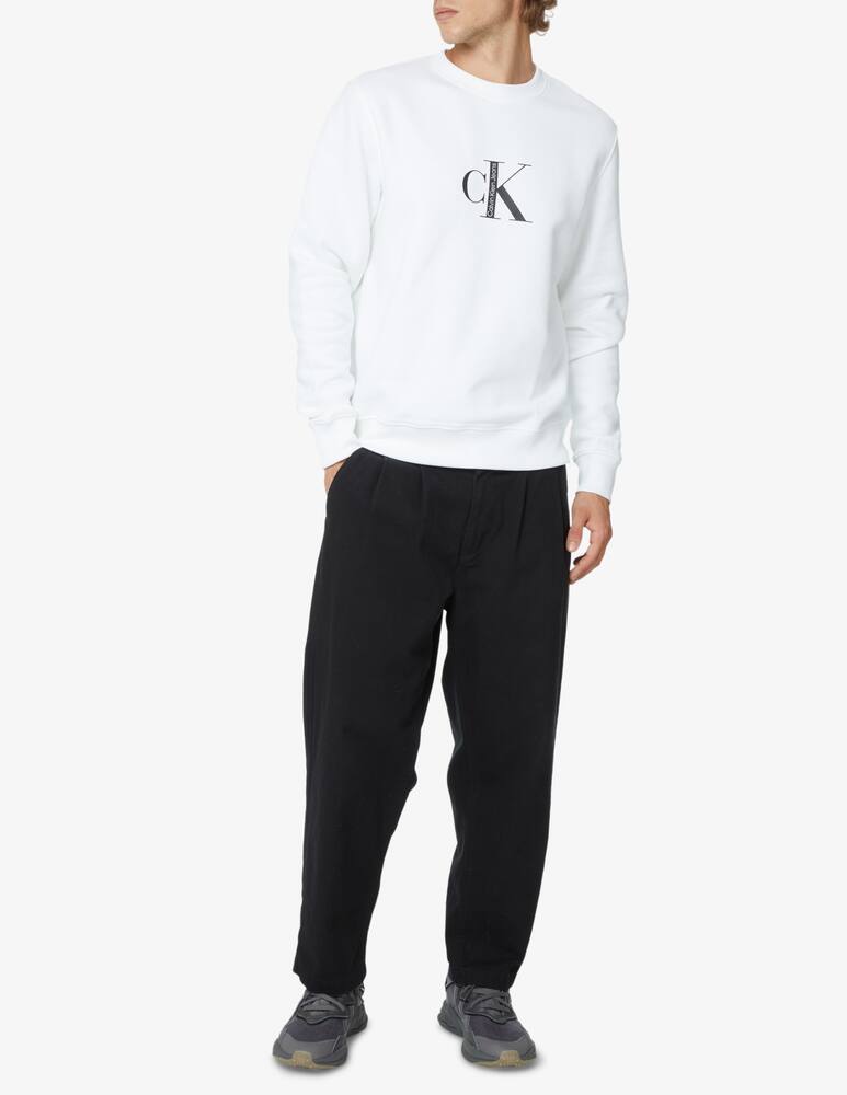 rinascente Calvin Klein Jeans New institutional sweatshirt - white