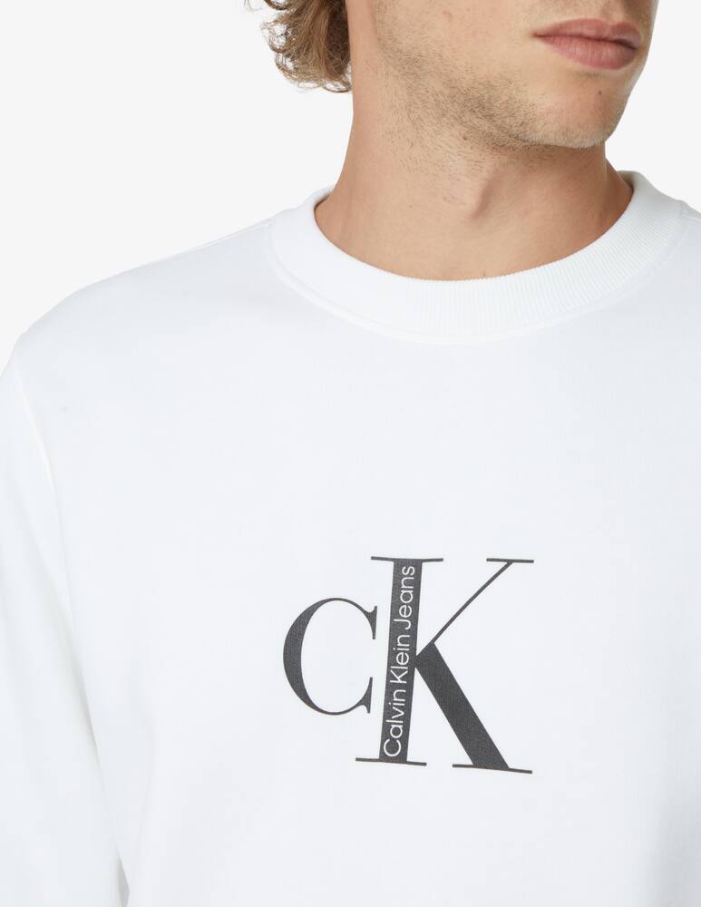 rinascente Calvin Klein Jeans New institutional sweatshirt - white