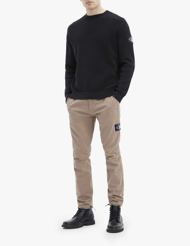 rinascente Calvin Klein Jeans Crewneck badge jumper - Black