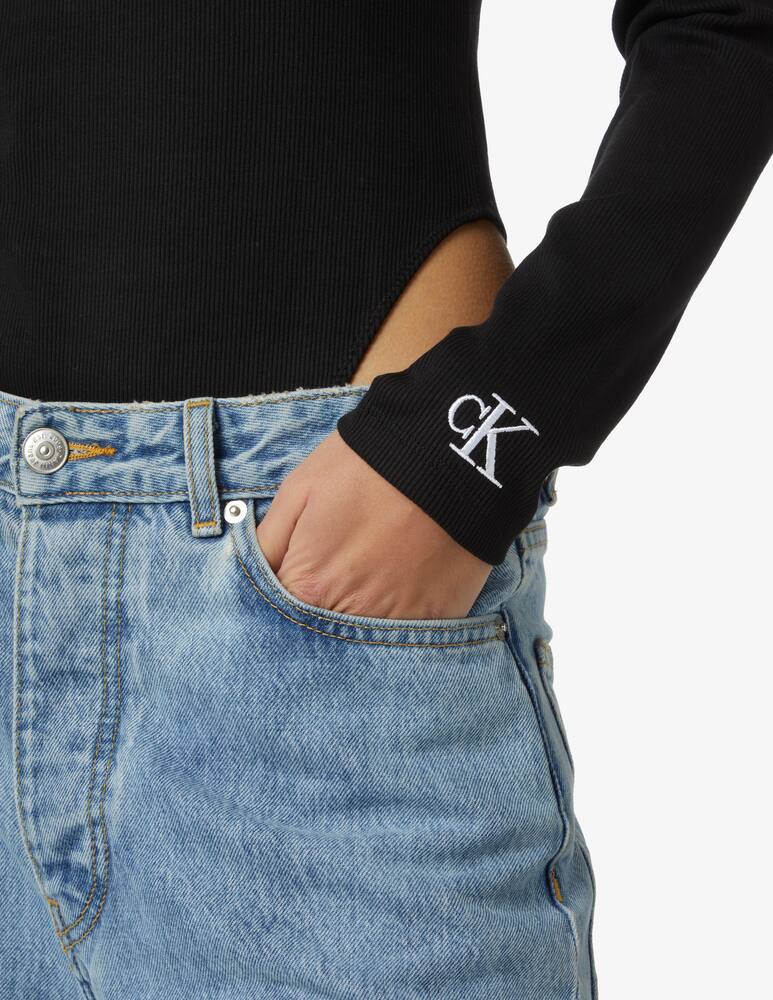 rinascente Calvin Klein Jeans Body a manica lunga - Nero