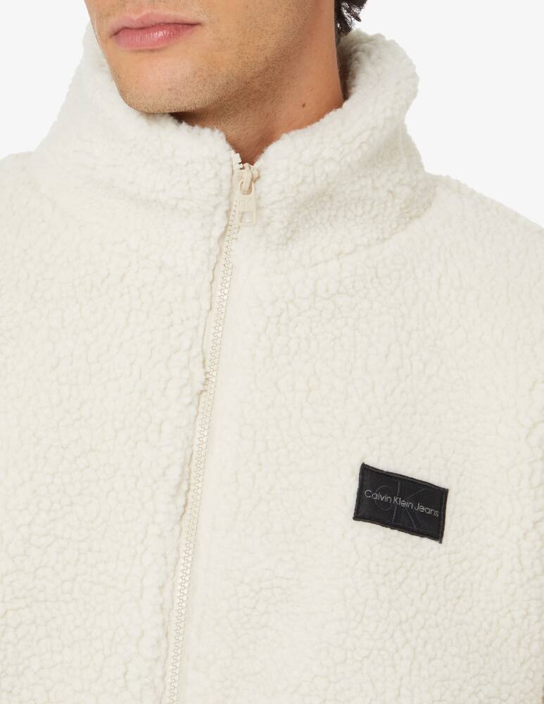 rinascente Calvin Klein Jeans Giacca sherpa - Bianco