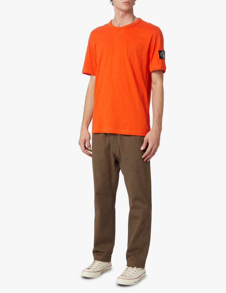 rinascente Calvin Klein Jeans Badge t-shirt - Orange