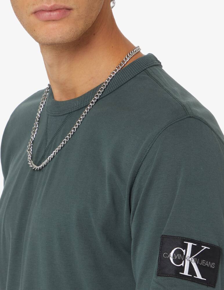 rinascente Calvin Klein Jeans Maglietta badge - Verde