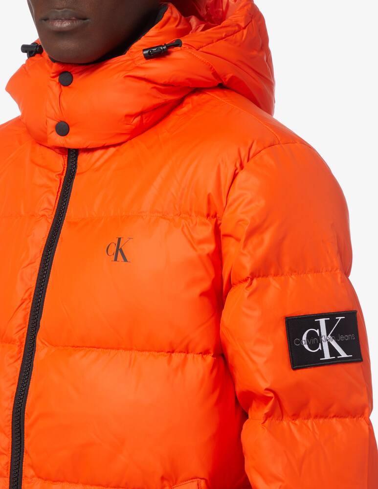 rinascente Calvin Klein Jeans Padded 200g hooded jacket - Orange