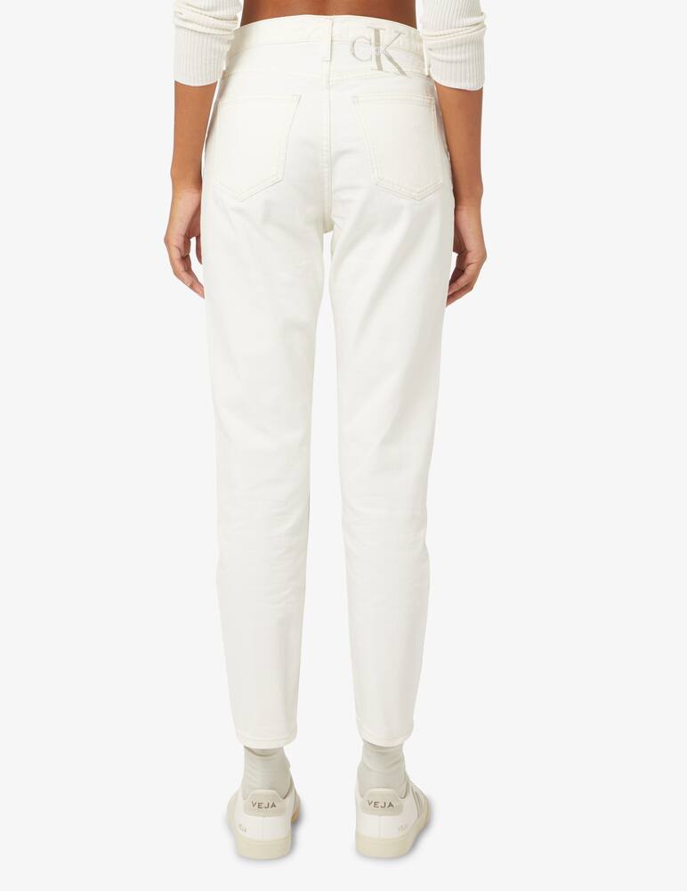 rinascente Calvin Klein Jeans High rise mom jeans - White