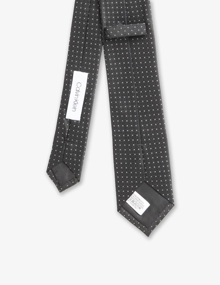 rinascente Calvin Klein Cravatta connect four dot - Nero