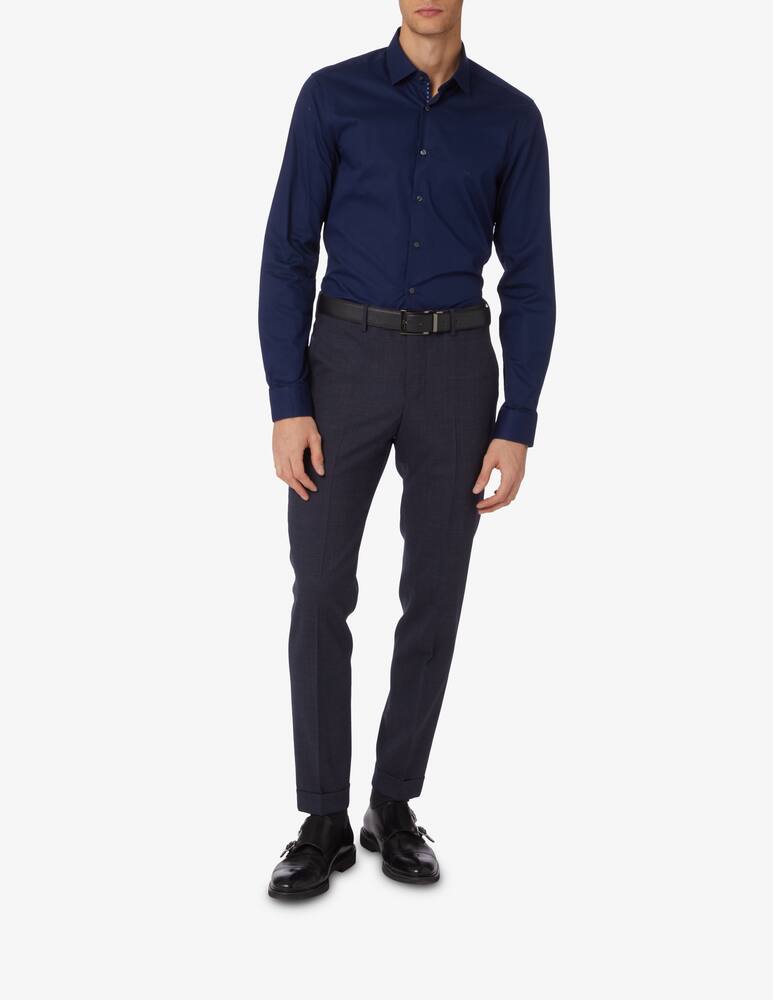 rinascente Calvin Klein Twill contrast slim shirt - Blue