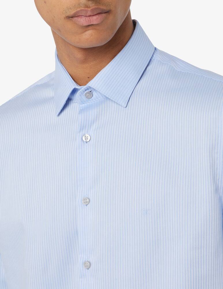 rinascente Calvin Klein Camicia stretch slim collo strisce 