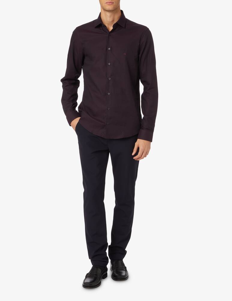 rinascente Calvin Klein Structure slim shirt - Violet