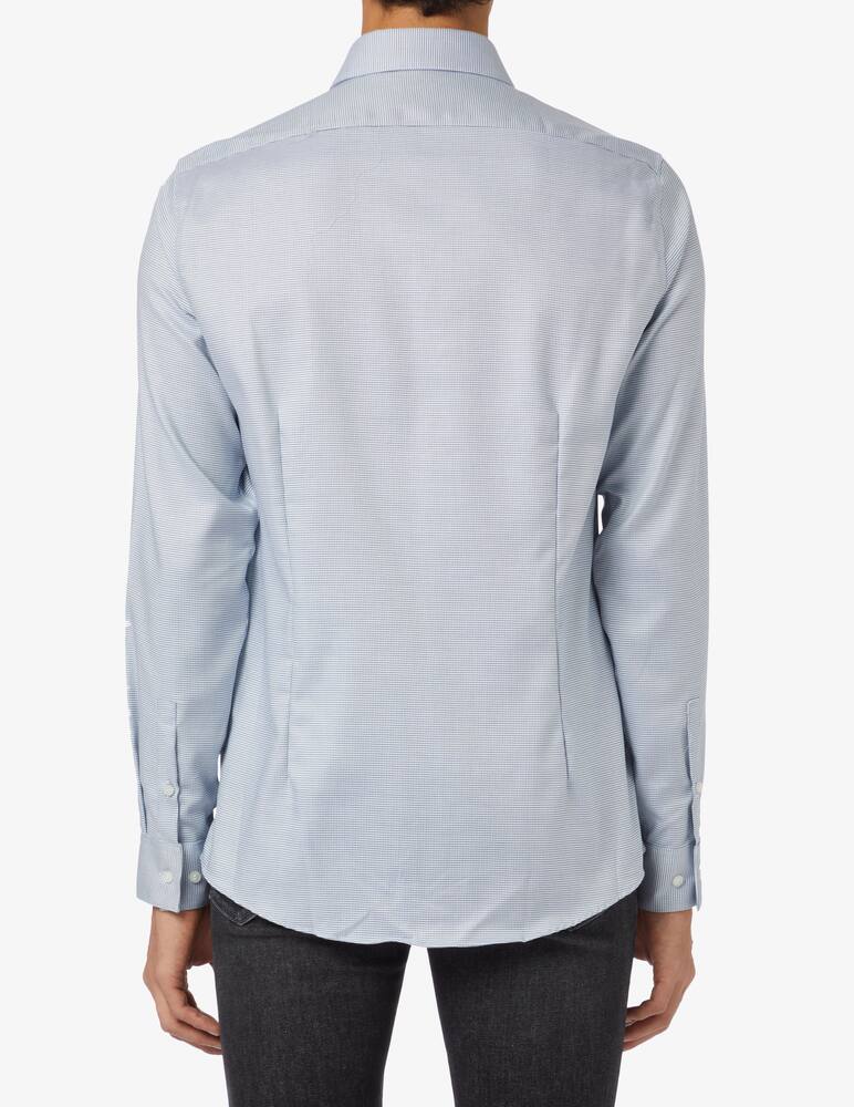 rinascente Calvin Klein Collar 2tone slim stretch shirt - Light blue